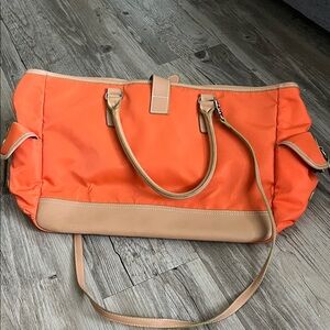 Etienne Aigner purse/ bag , very beautiful orange color, light and sexy